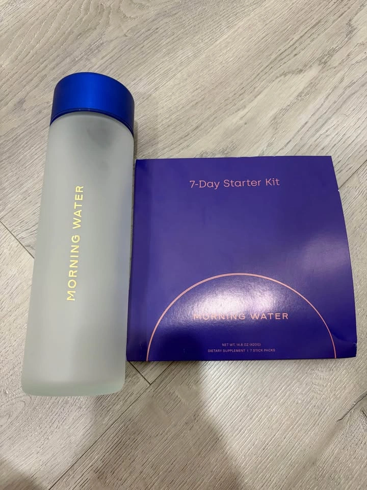 Morning Water Glass Bottle + 7-Day Starter Kit - photo 4