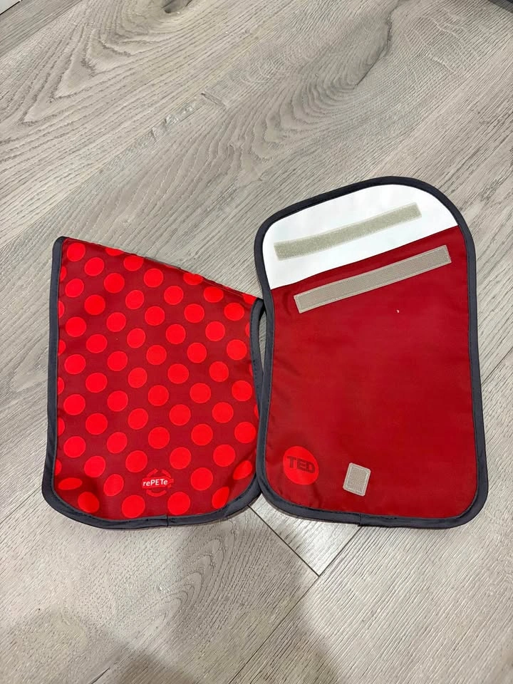 Chicobag Red Polka Dot and Solid Red Reusable Snack Bags