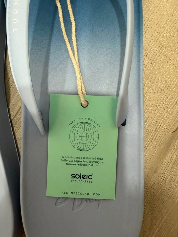 Soleic Algenesis Blue Gradient Flip Flops - Size M10 - photo 2