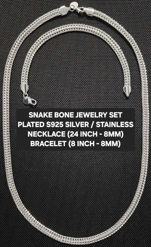 SNAKE BONE JEWELRY SET