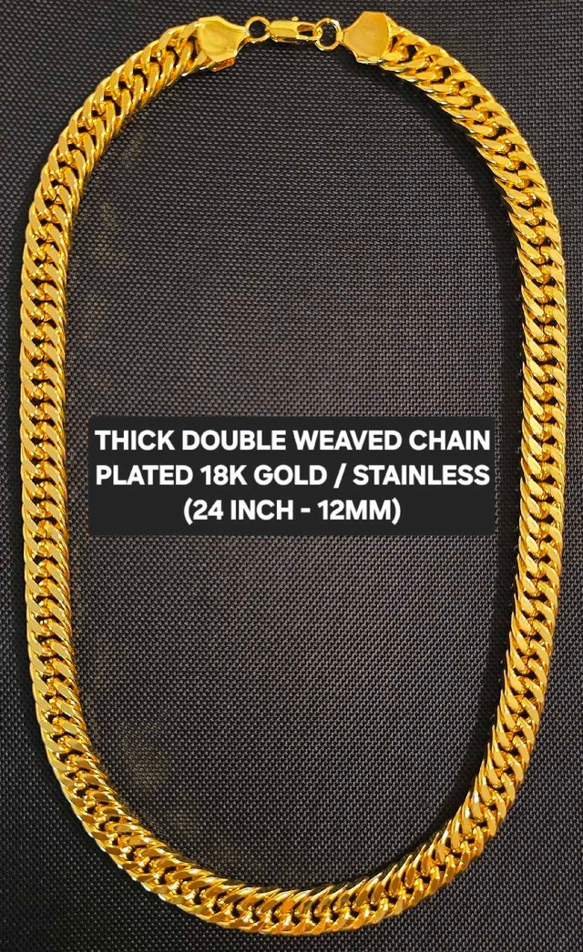 THICK DOUBLE WEAVED CHAIN