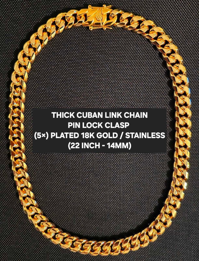 THICK CUBAN LINK CHAIN