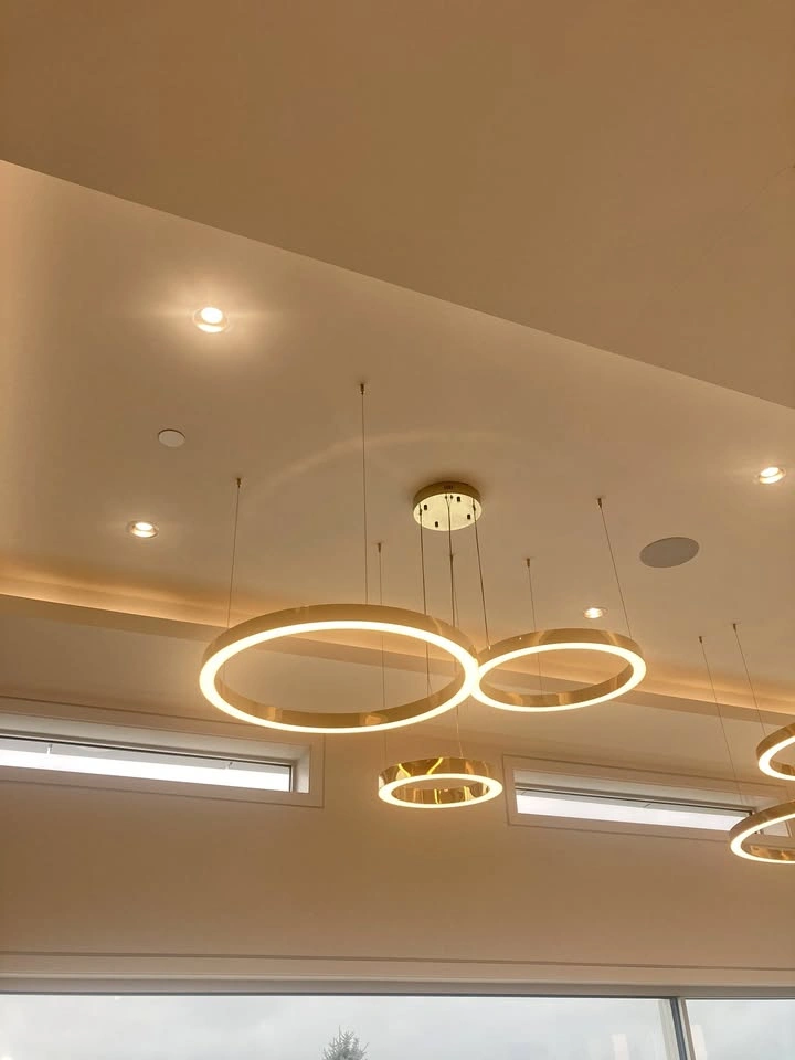 Modern LED 3 Ring Ceiling Pendant Light