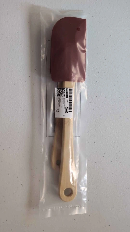 VINTERFINT Spatula, set of 2, bamboo/ silicone red - photo 2