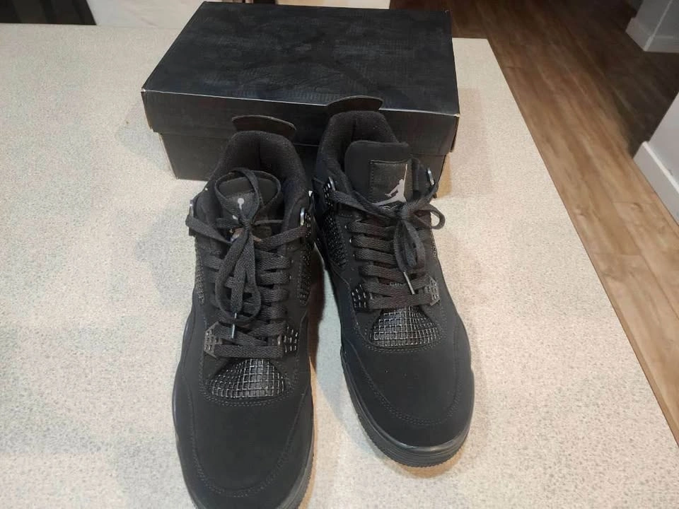 Air Jordan 4 Black Cat – Size 12 – Brand New w/ Box - photo 2