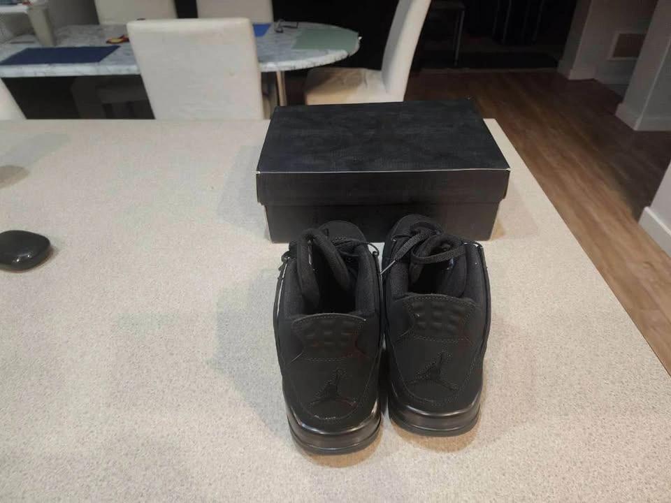 Air Jordan 4 Black Cat – Size 12 – Brand New w/ Box - photo 4