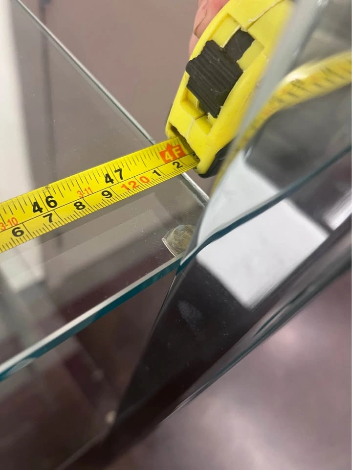 Chrome and glass cabinet - photo 2