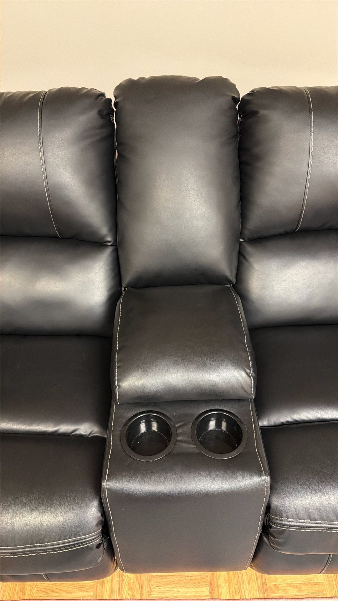 Recliner Loveseat | Leather Sofa | Ashley Brand - photo 4