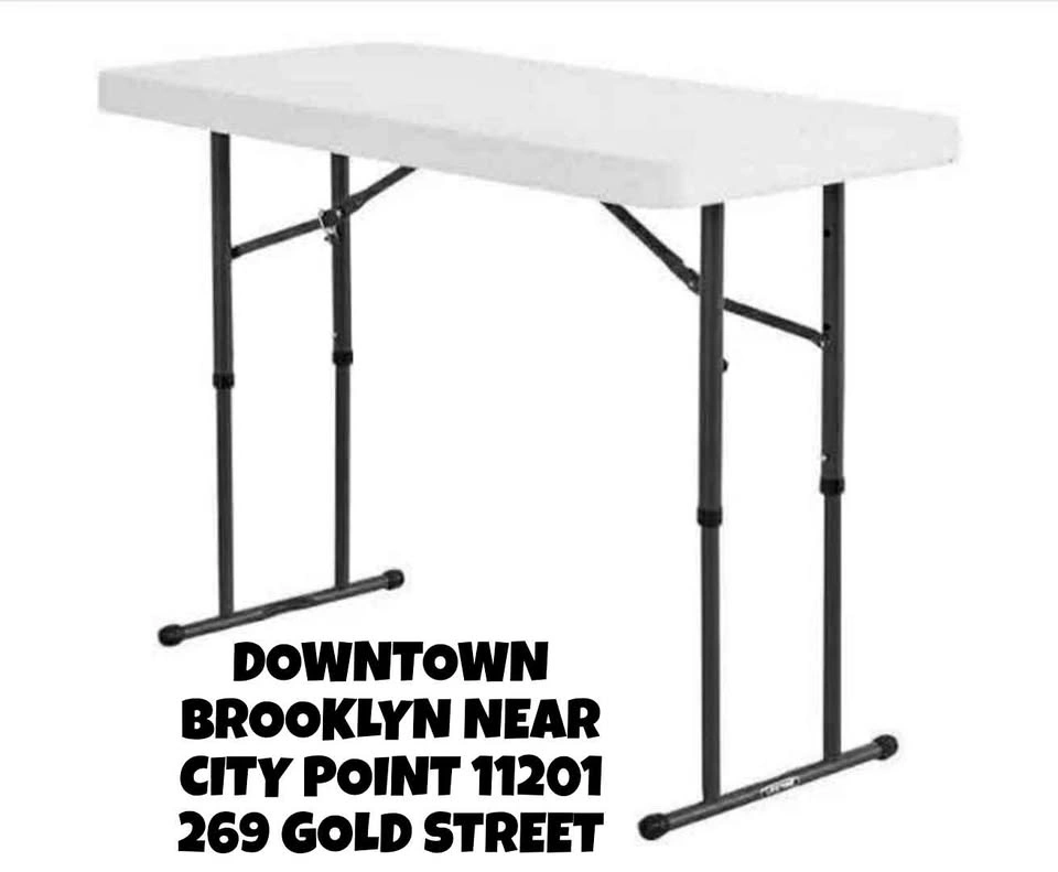 LIFETIME 48" Adjustable Height Folding Table