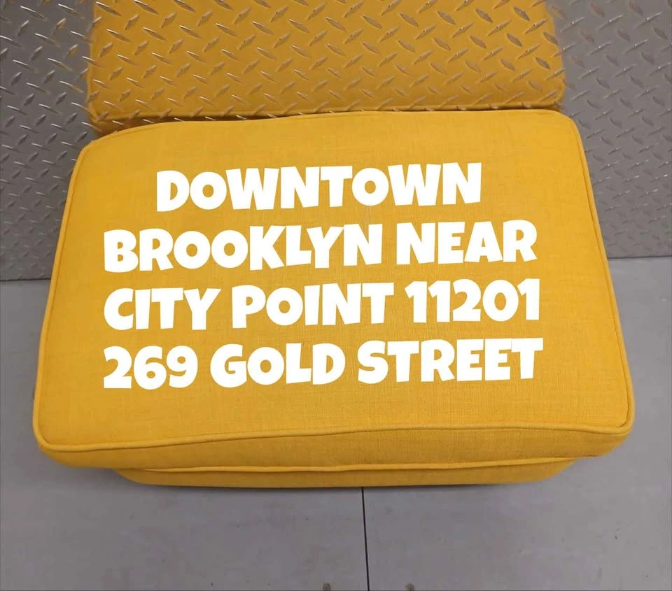 IKEA EKTORP Yellow Ottoman Footrest - photo 4