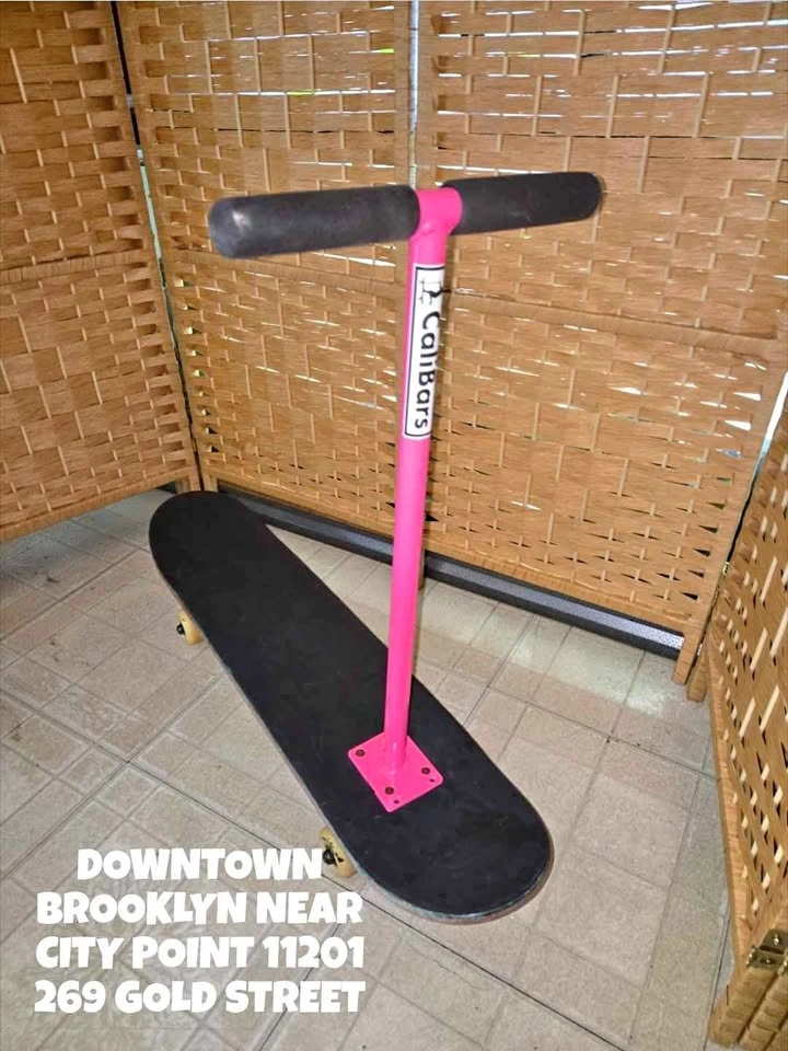 CaliBars Pink Skate Scooter