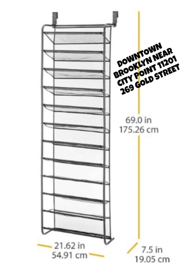 10-Tier Over The Door Shoe Organizer - photo 2