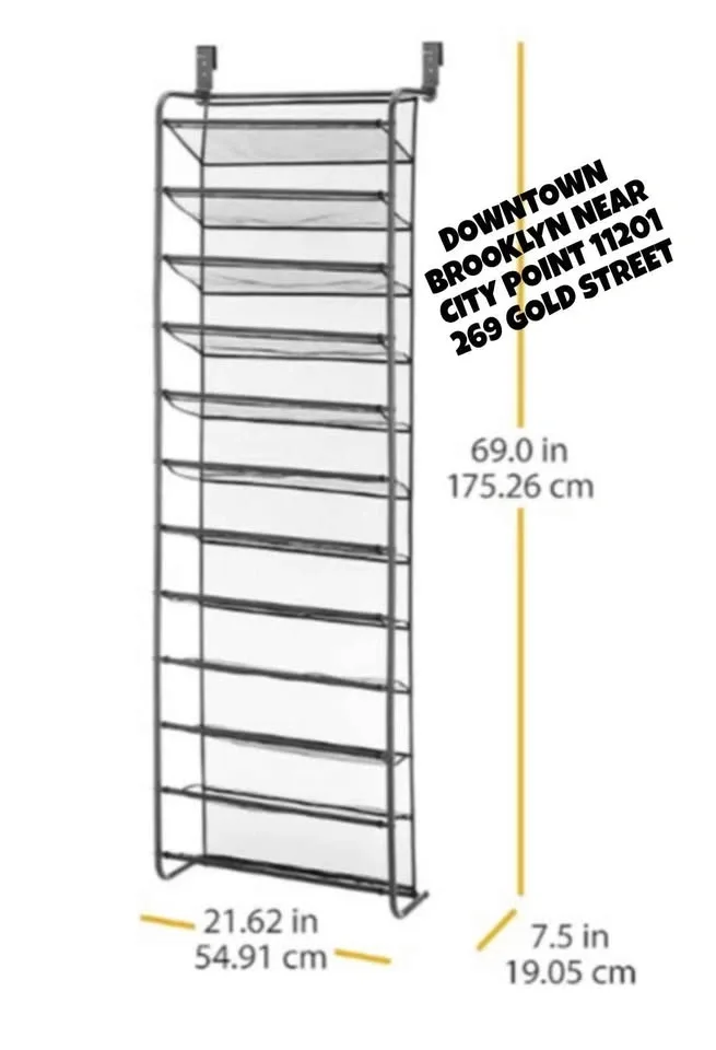10-Tier Over The Door Shoe Organizer - photo 2
