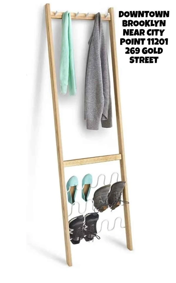 Umbra Leanera Coat Rack & Shoe Organizer