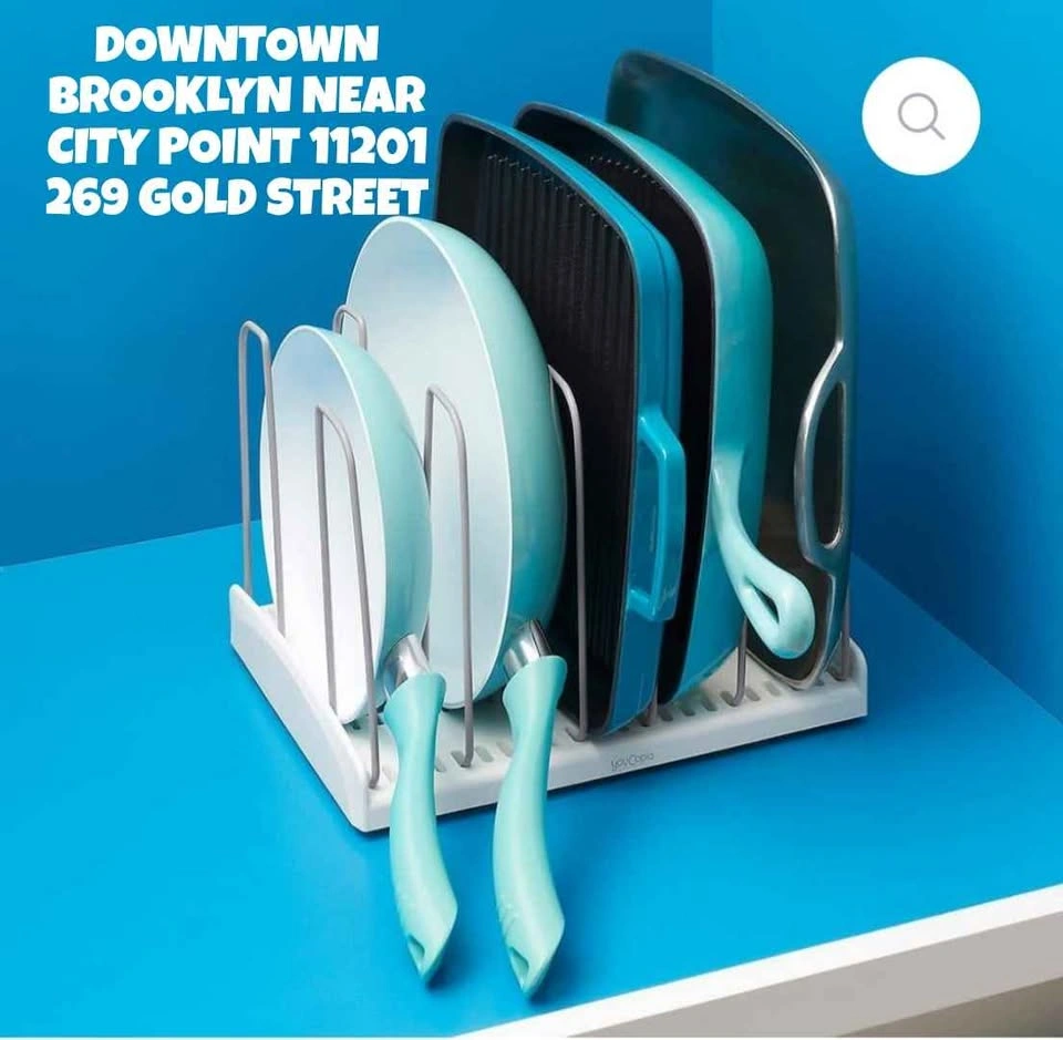 JoyCopia Adjustable Pan Organizer Rack - photo 4