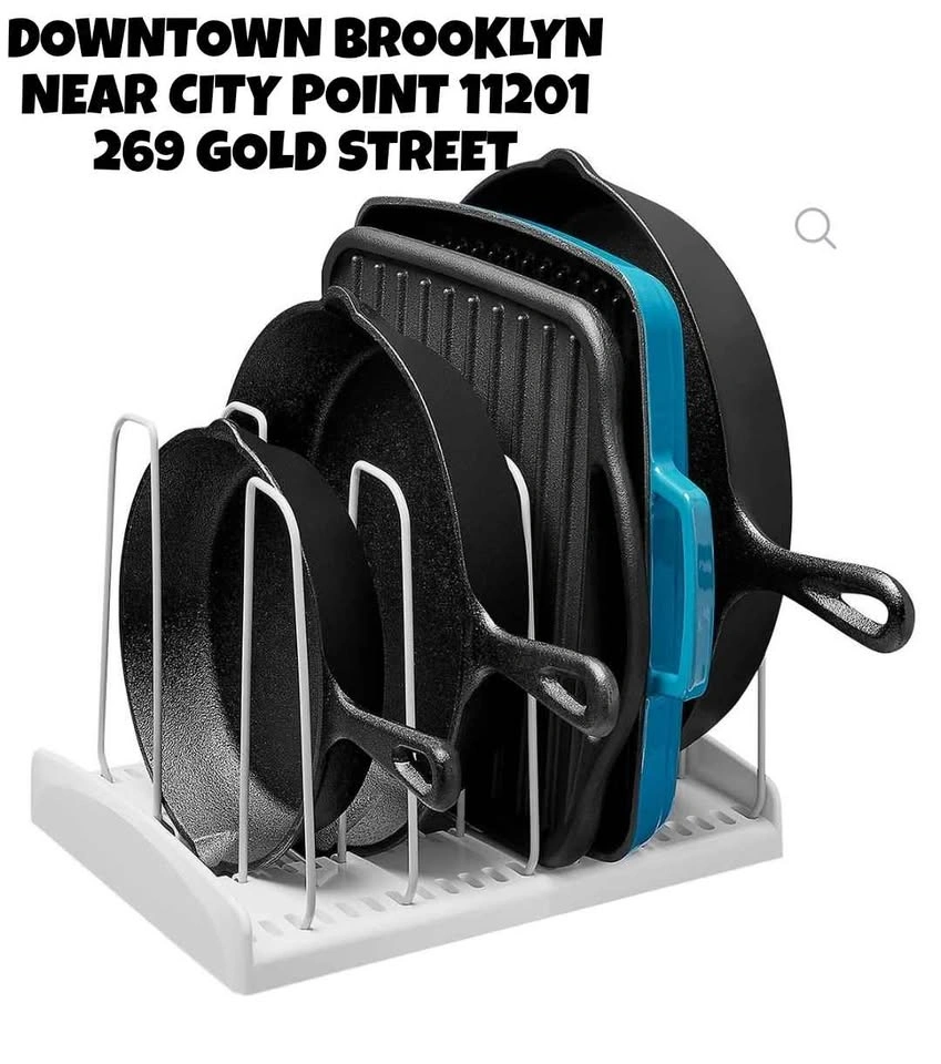 JoyCopia Adjustable Pan Organizer Rack - photo 5