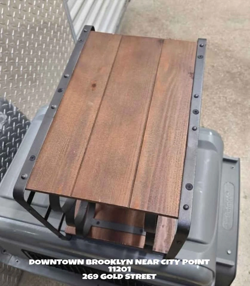 Industrial Wood and Metal Wine Rack - photo 5