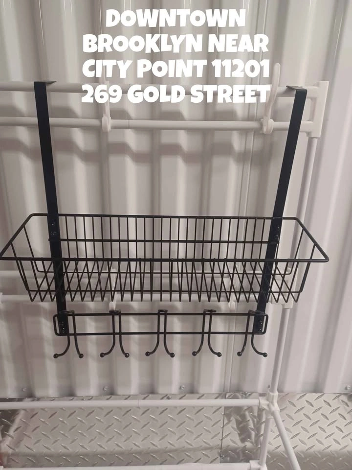 Porta Over The Door Hook Organizer with Basket - photo 2