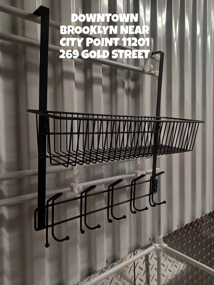 Porta Over The Door Hook Organizer with Basket - photo 4