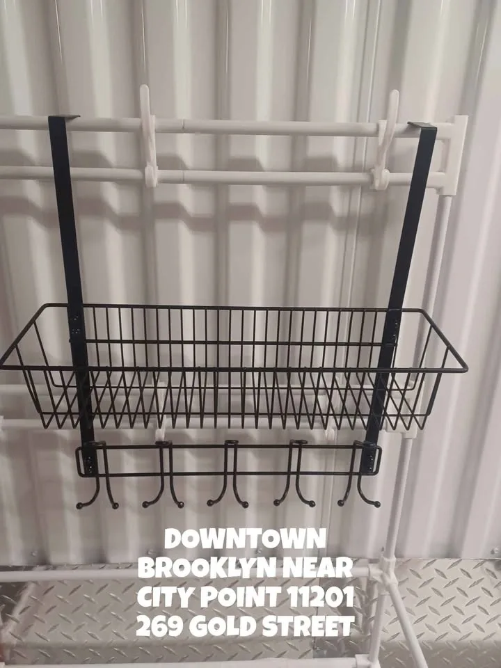 Porta Over The Door Hook Organizer with Basket - photo 5