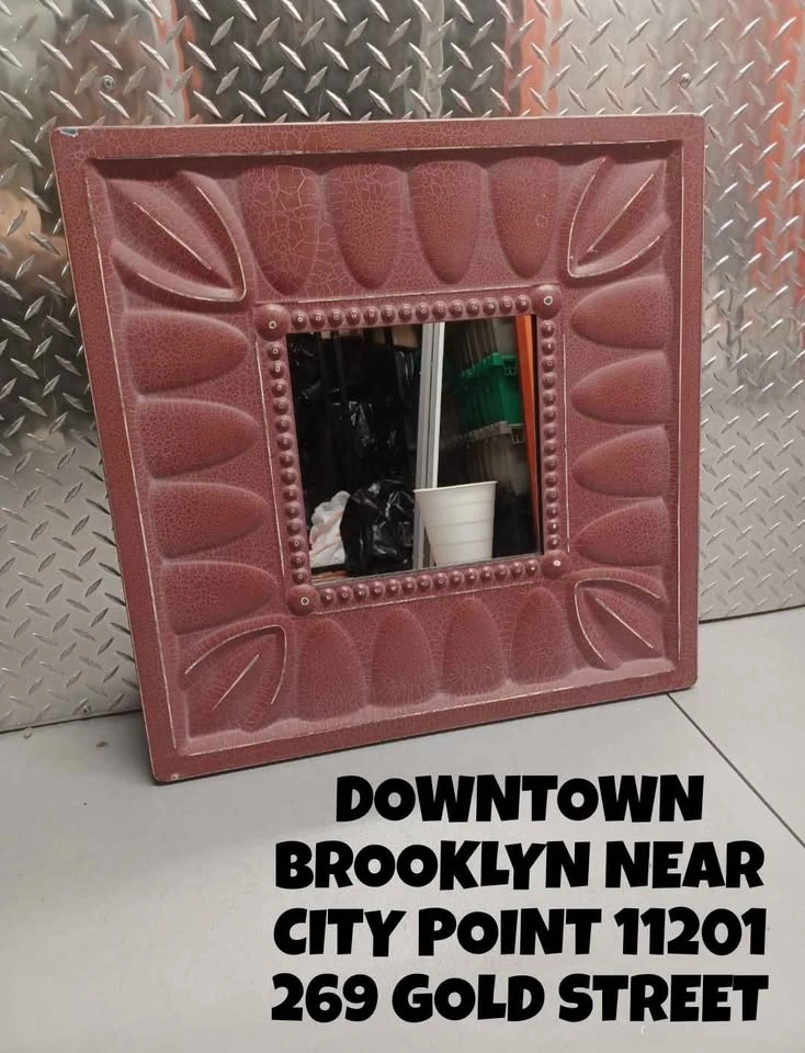 Square Decorative Wall Mirror - photo 2