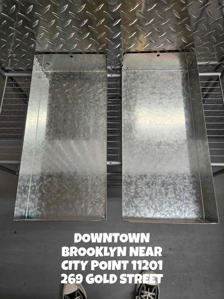 2 Galvanized Metal Trays - photo 2
