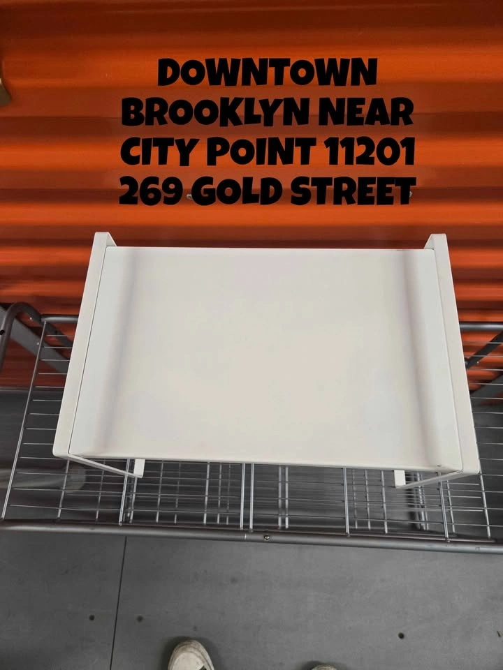 IKEA VARIERA White Metal Shelf Insert - photo 3