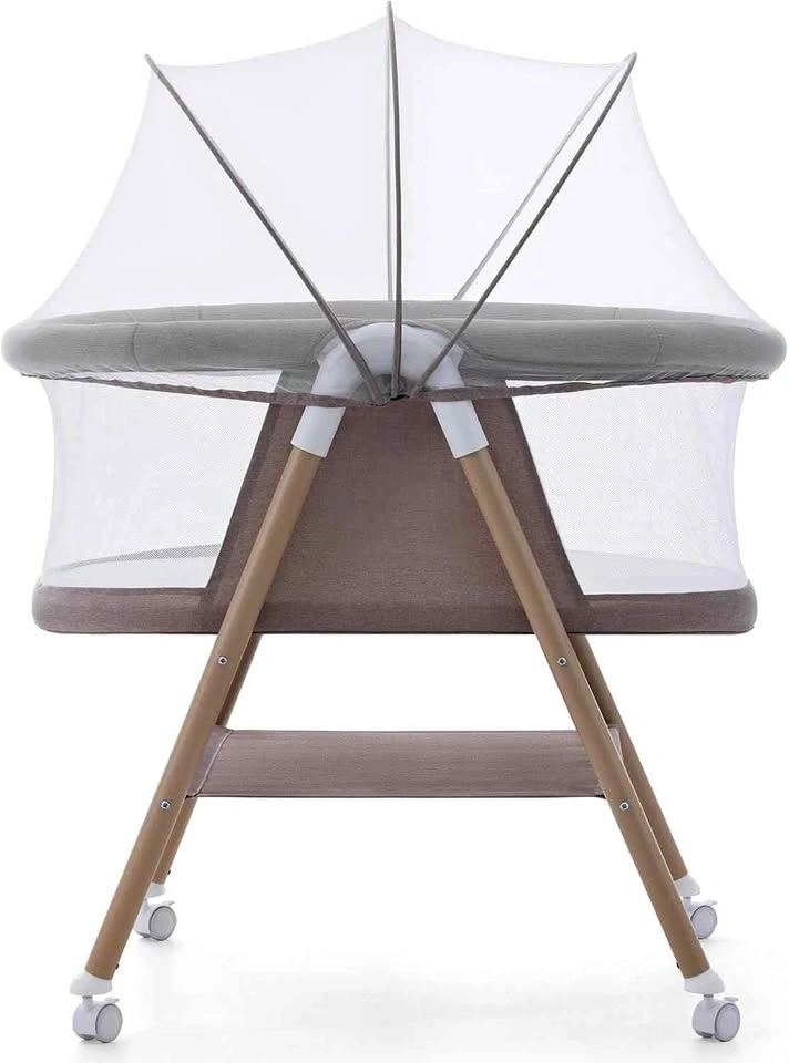 Baby Bassinet Crib - 3-in-1 Portable Infant Bed with Mosquito Ne