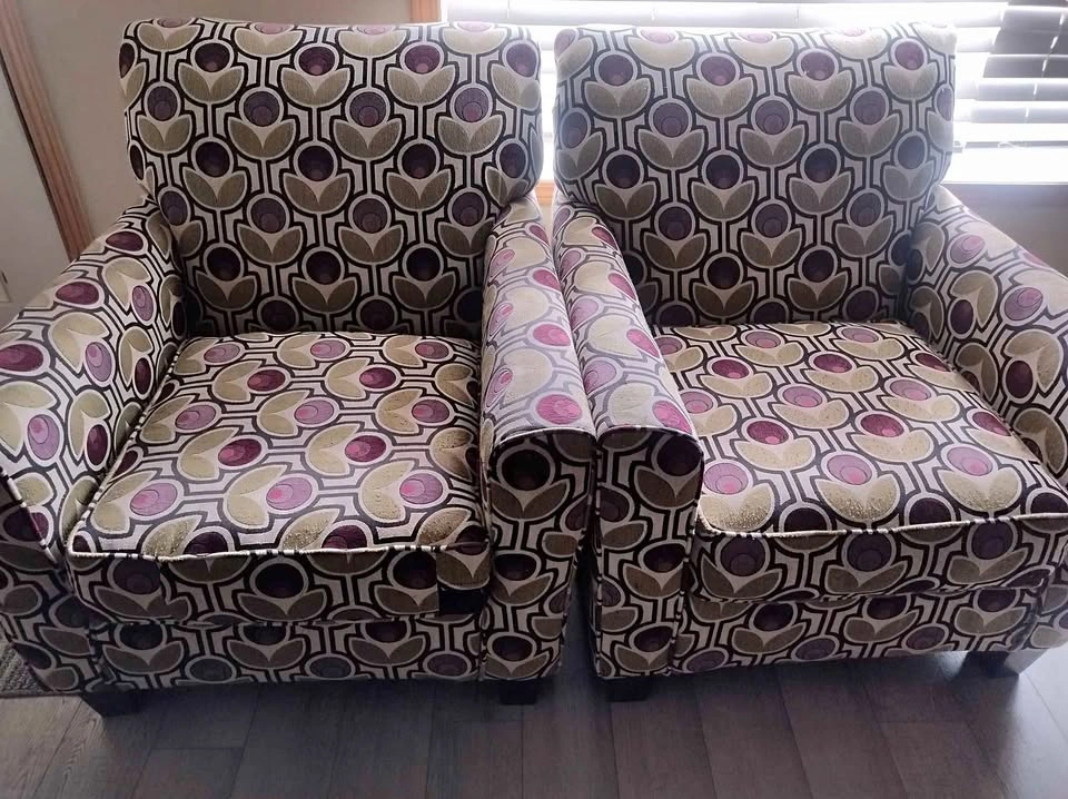 Sofa-Retro pattern Armchairs