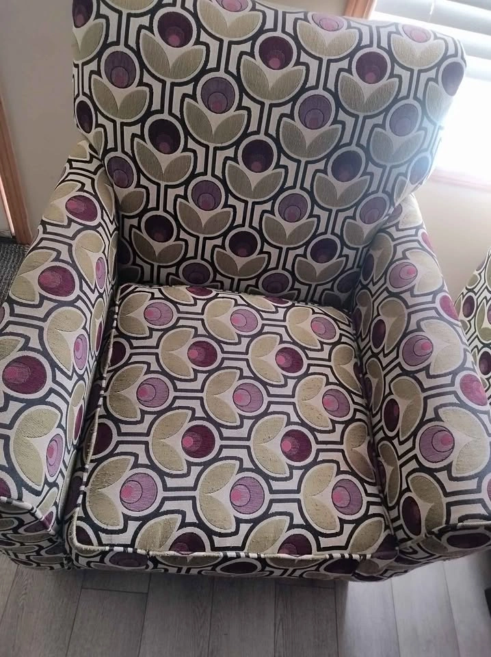 Sofa-Retro pattern Armchairs - photo 3