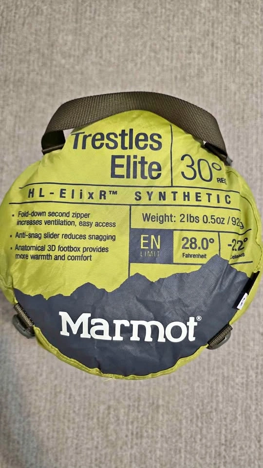 Marmot Trestles Elite 30 Synthetic Sleeping Bag