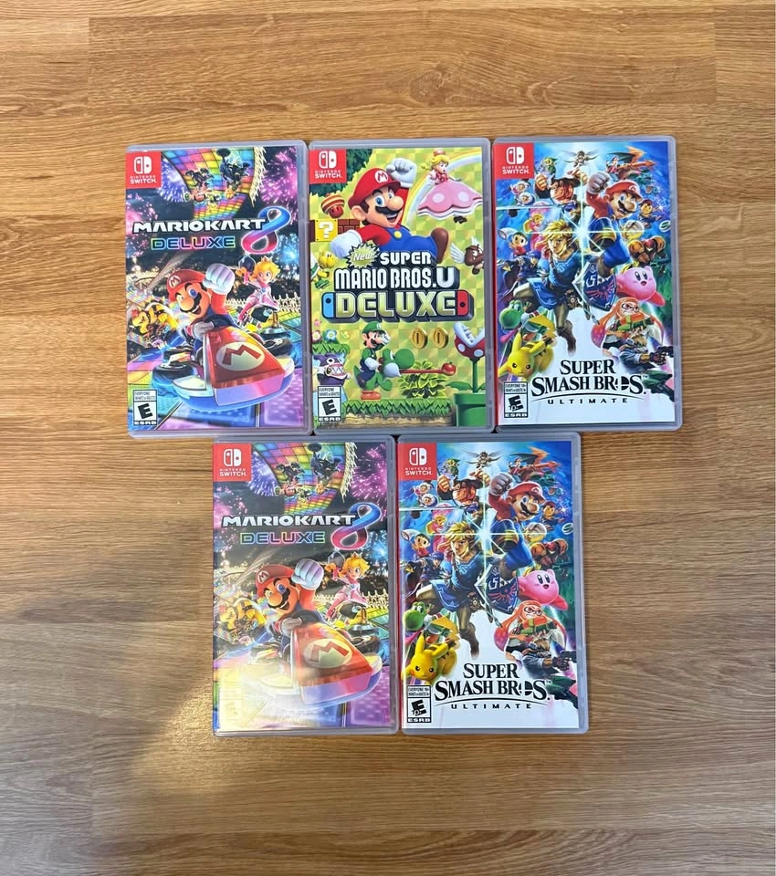 Mario Nintendo Switch Games - $55 Each