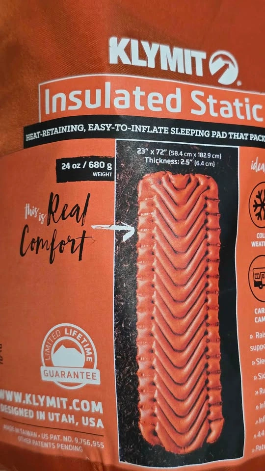 2 x Klymit Insulated Static V Sleeping Pad w/ Pillow - photo 5