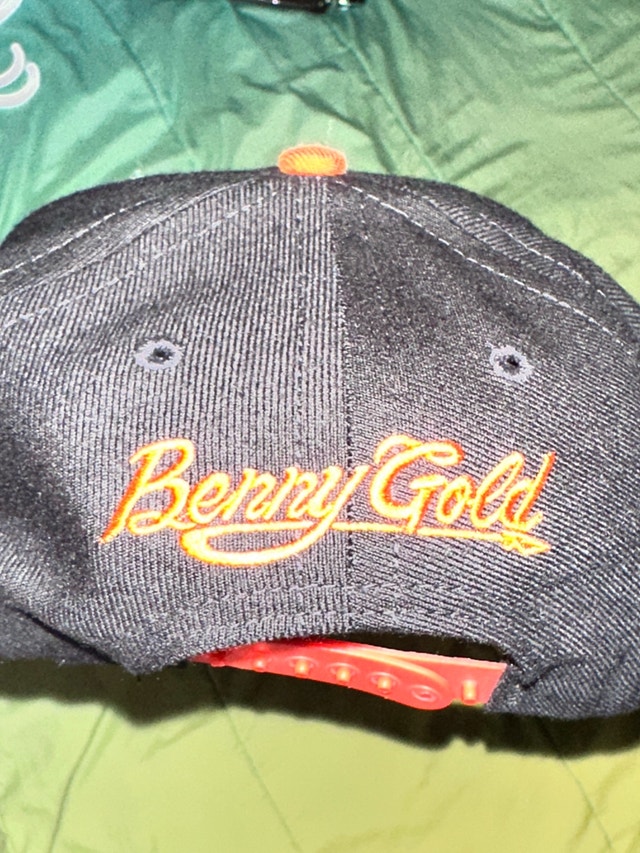 Benny Gold SnapBack Hat - Black & Orange - photo 3