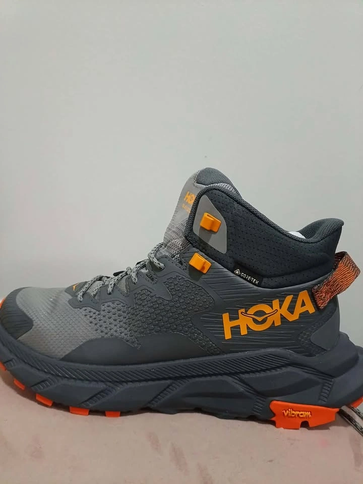 HOKA Men's Trail Code GTX Hiking Shoes - Dark Grey - photo 2