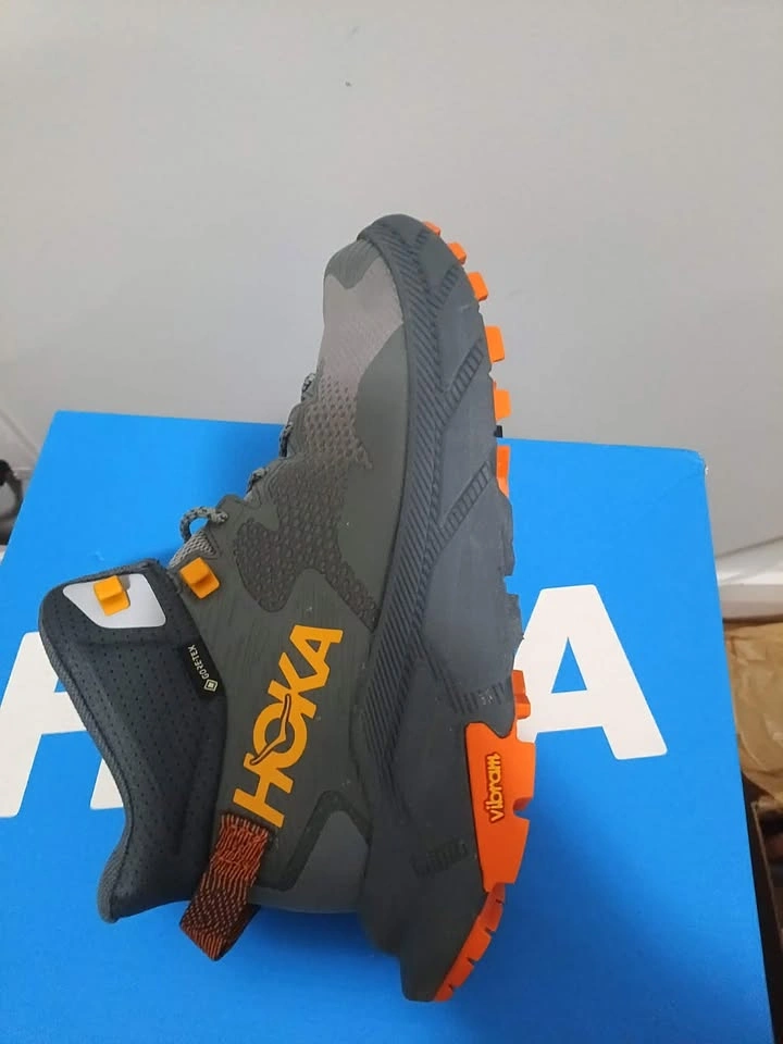 HOKA Men's Trail Code GTX Hiking Shoes - Dark Grey - photo 3