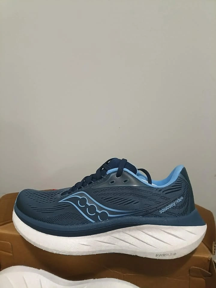 Saucony Women's Ride 18 Running Shoes - Navy - photo 3