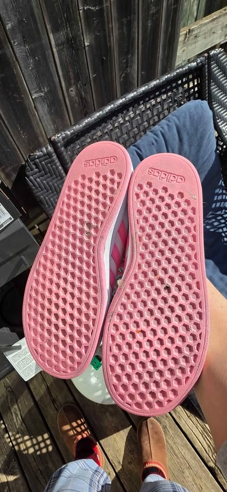 White/Pink Adidas Grand Court - photo 4
