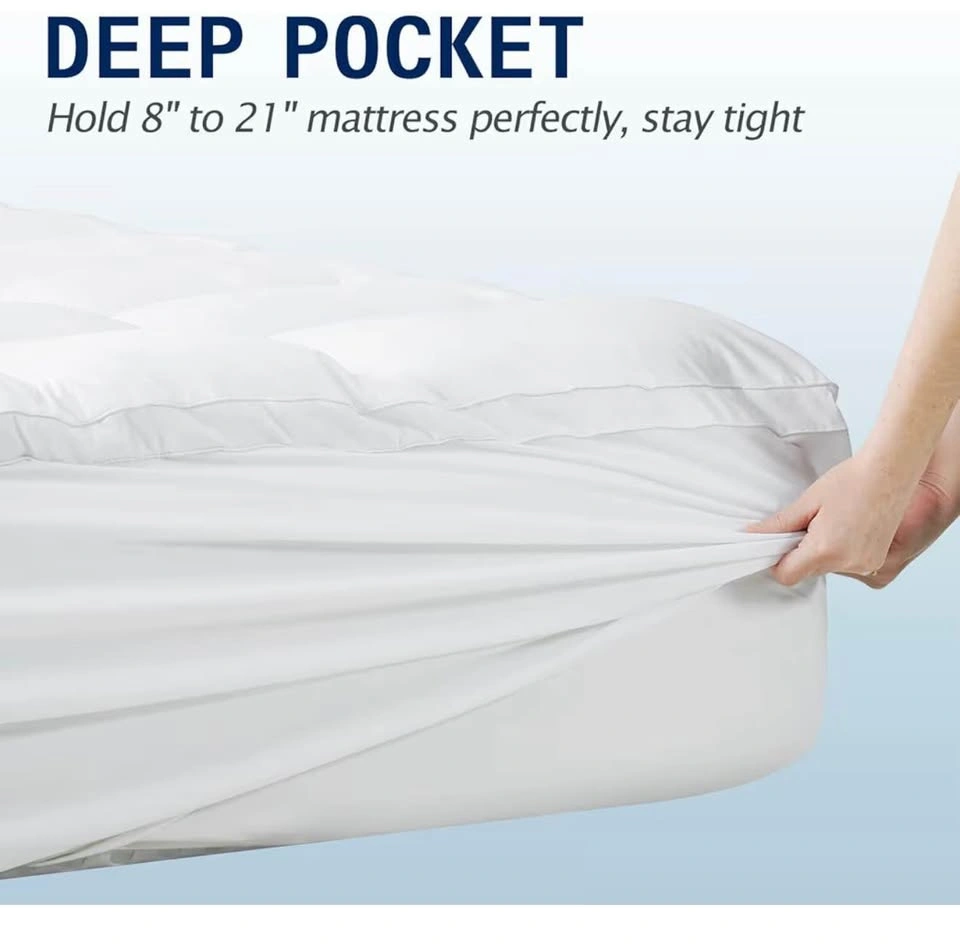 SOPAT Queen Mattress Topper - Extra Thick & Fluffy - photo 3