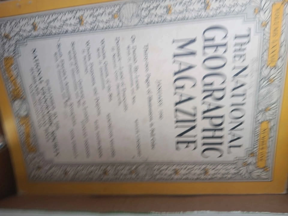 Mixed box of vintage National Geographics - photo 2