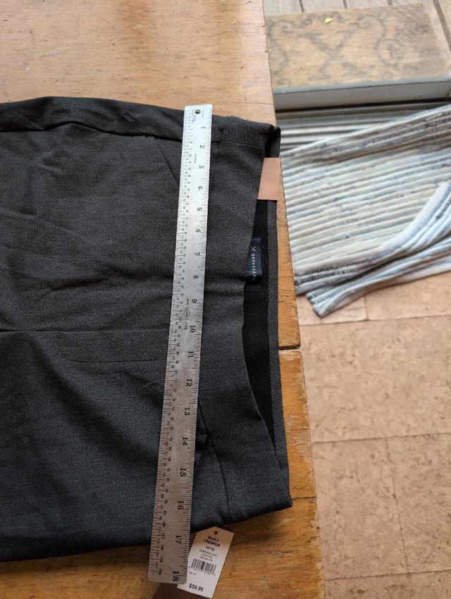 Mark's Pants Size 10x30 NWT Dark Grey - photo 2