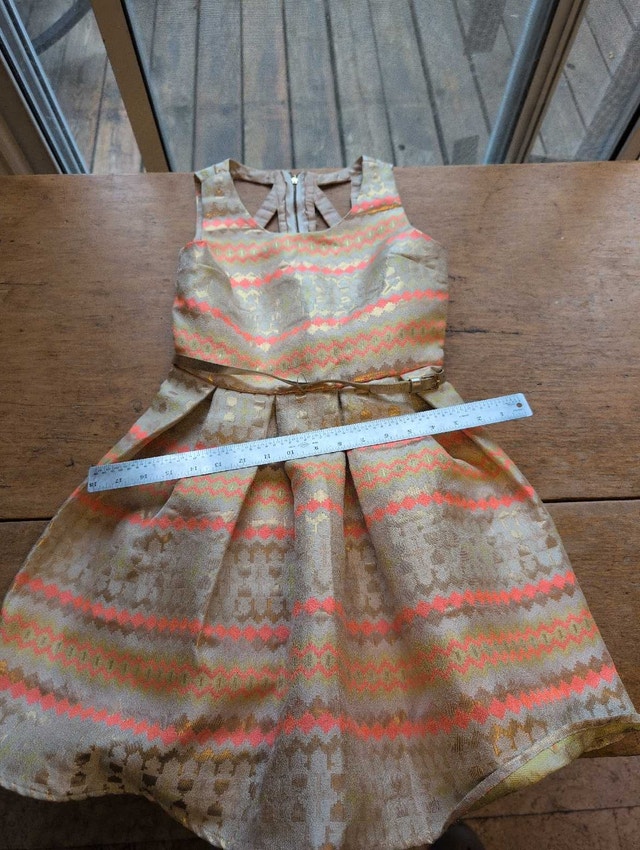 Pink & Violet Dress Youth Size 12 NWT