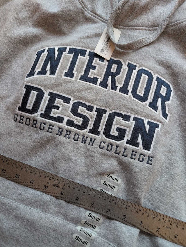 George Brown College Hoodie Adult Small Interior Design NWT - photo 2
