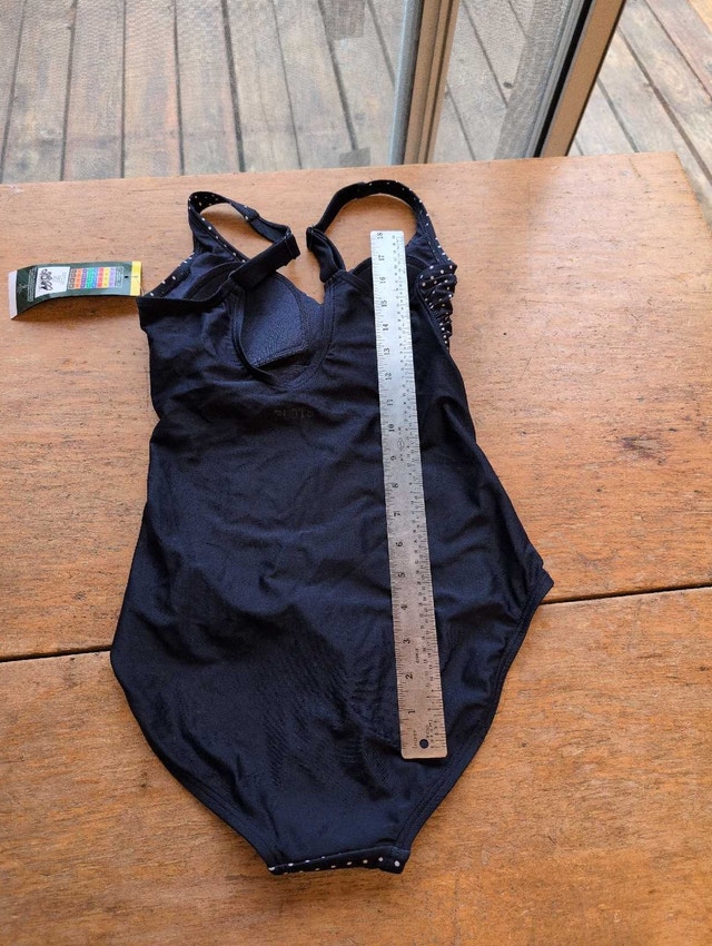Roots Swimsuit woman's navy size 6 nwt - photo 4