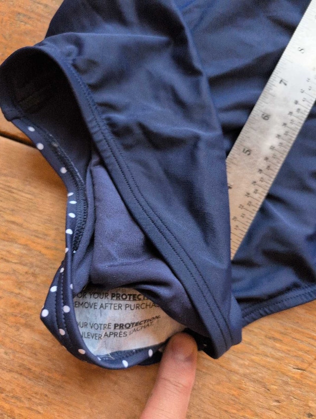 Roots Swimsuit woman's navy size 6 nwt - photo 5