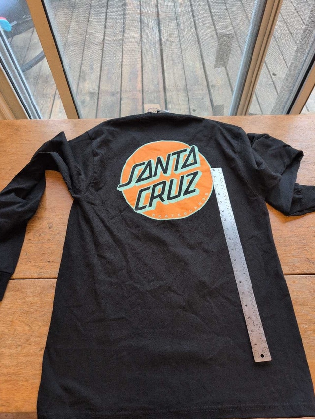 Santa Cruz Long Sleeve Shirt Mens Medium Black NWT - photo 4