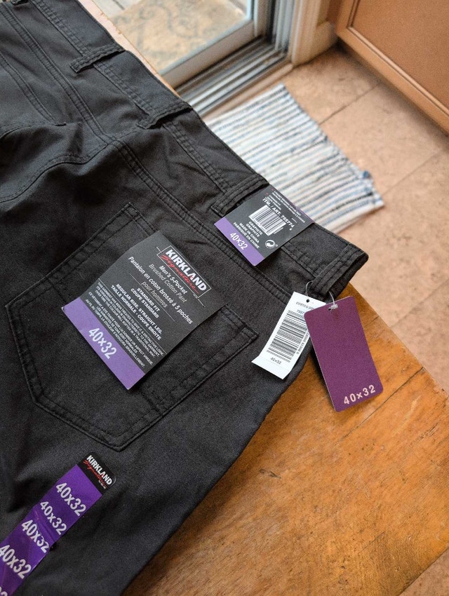 Kirkland Pants 40x32 Black NWT - photo 5