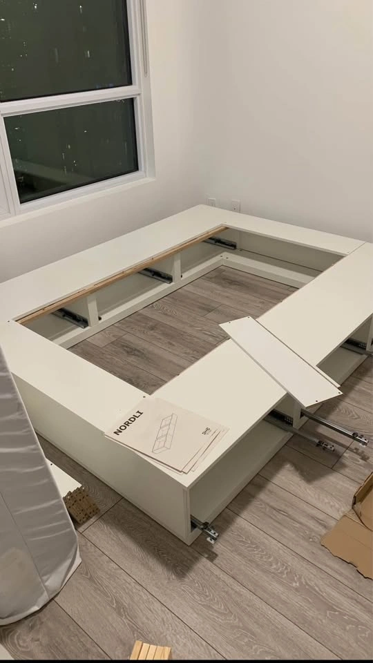 Queen IKEA Bed Frame - photo 2