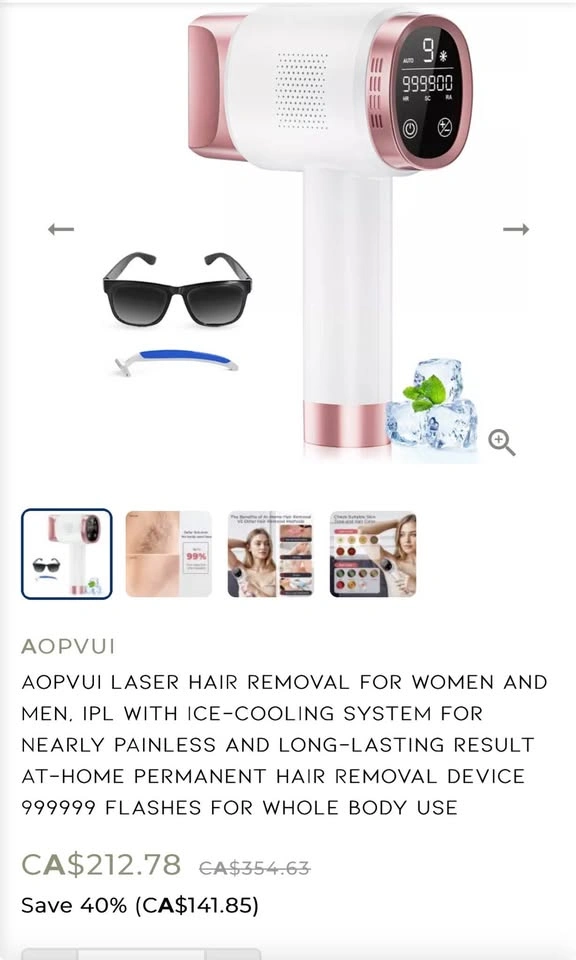 ICE-COOL Hair Removal Device - photo 2