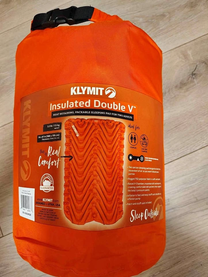 Klymit Insulated Double V Sleeping Pad. Brand new.